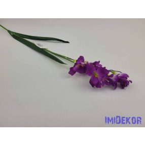 Frézia 2 ágú selyem ág 57 cm - Lila