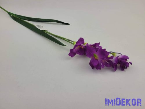 Frézia 2 ágú selyem ág 57 cm - Lila