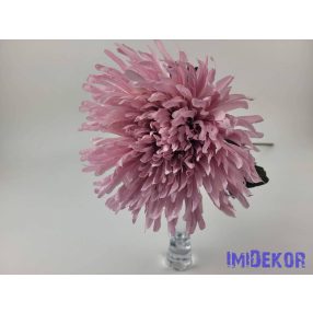   Pók krizantém szálas selyemvirág 72cm - Fáradt Rózsaszín