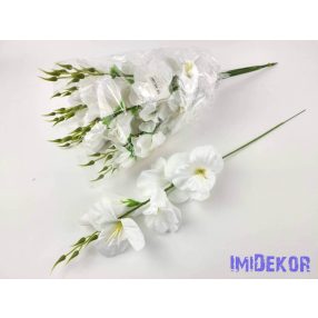 Szálas kardvirág 55 cm - Fehér