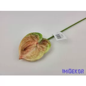 Szálas flamingó 41 cm - Zöldes Rózsaszín