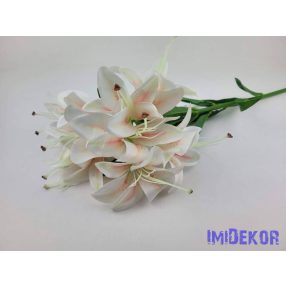 Liliom 10 fejes ág 70cm - Barackos Krém