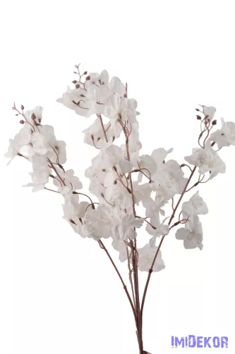 Virágzó ág 100cm - Fehér