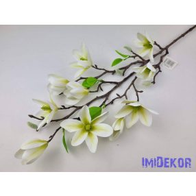 Magnólia 10 fejes ág 80cm - Krém