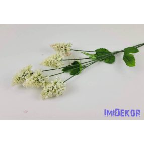 Orgona 5 fejes ág 70 cm - Fehér