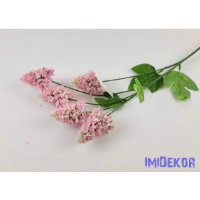 Orgona 5 fejes ág 70 cm - Rózsaszín