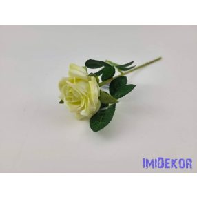 Szálas mini rózsa 27 cm - Krém