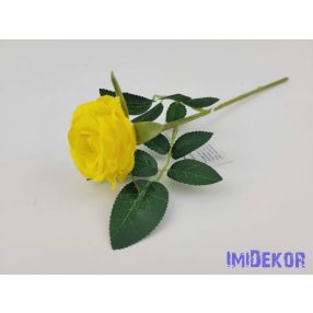 Szálas mini rózsa 27 cm - Sárga