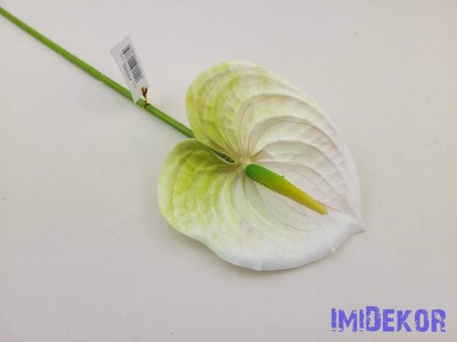 Szálas mű flamingó 60cm - Zöldes Fehér