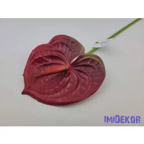 Szálas mű flamingó 60cm - Burgundi