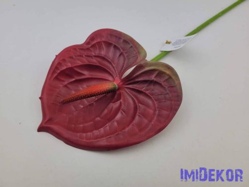 Szálas mű flamingó 60cm - Burgundi