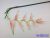 Heliconia / Rákollóvirág élethű gumis csüngős 86 cm - V. Rózsaszín