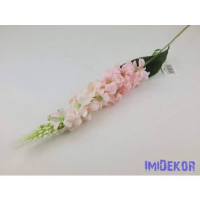 Viola szálas selyemvirág 72cm - Babarózsaszín