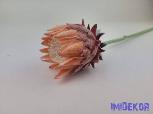 Deres protea ág 63cm - Narancs