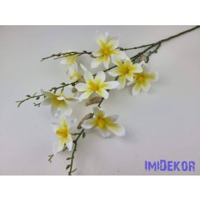 Magnólia 9 fejes ág 90cm - Krém