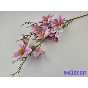 Magnólia 9 fejes ág 90cm - Halvány Lilás