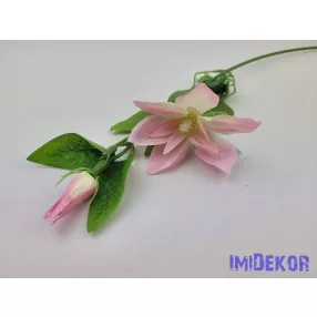 Klematisz szálas selyemvirág 54cm - Rózsaszín