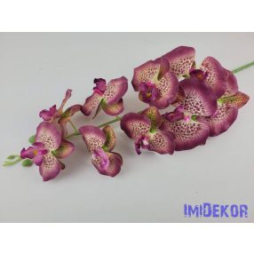 Orchidea 9 vegyes fejes ág 102cm - Cirmos