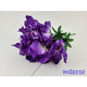 Írisz 9 ágú csokor 50 cm - Lila