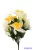 Tulipán-Nárcisz tavaszi selyemvirág csokor 40cm - Fehér