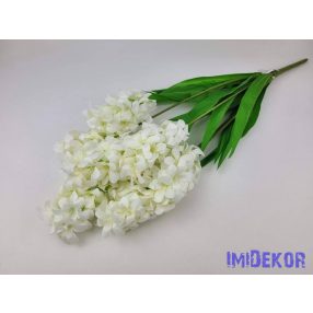 Jácint 7 ágú selyem csokor 64cm - Krém