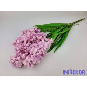 Jácint 7 ágú selyem csokor 64cm - Rózsaszín