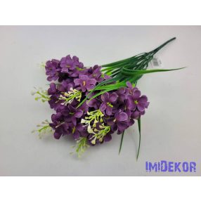 Orgona 7 ágú selyem csokor 38cm - Lila