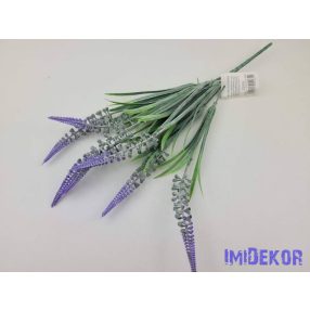 Levendula hamvas 7 ágú csokor 39 cm