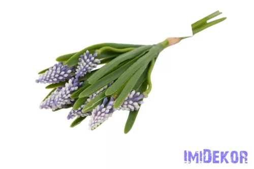 Gumi gyöngyike 5 szálas köteg 34cm - Lila