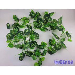 Műzöld leveles girland 200cm