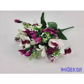 Orchidea 9 ágú selyem csokor 39 cm - Pinkes