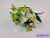 Orchidea 9 ágú selyem csokor 39 cm - Zöldes