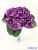 Ibolya selyem csokor 17 cm - Lila