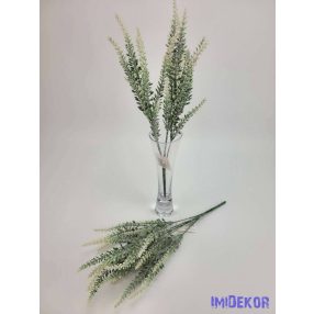 Levendula 5 ágú művirág díszítő csokor 37 cm