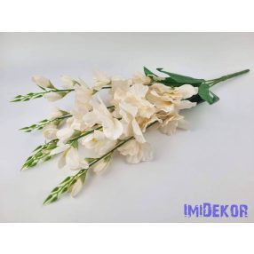 Kardvirág 5 ágú selyem csokor 69 cm - Púder