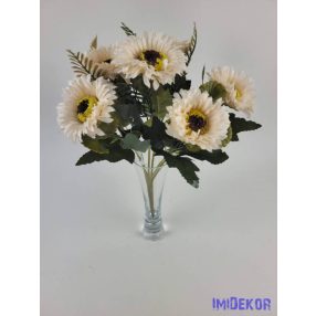 Százszorszép 6 ágú selyem csokor 34 cm - Halvány Barack