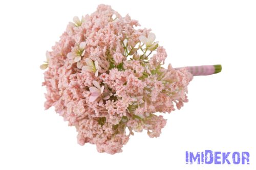 Díszítős 10 szálas rezgő köteg organzával 33 cm - Rózsaszín