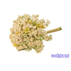   Díszítős 10 szálas rezgő köteg organzával 33 cm - Barack