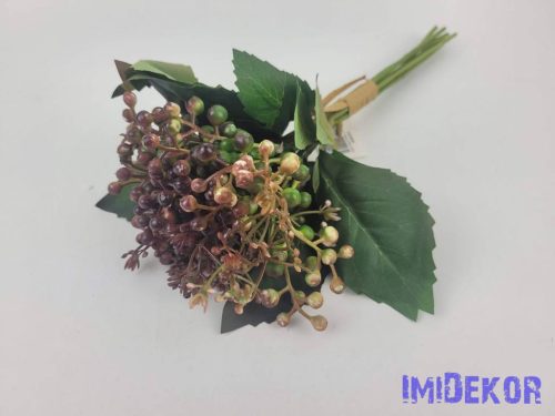 Bogyós leveles 7 szálas köteg 33 cm - Barnuló