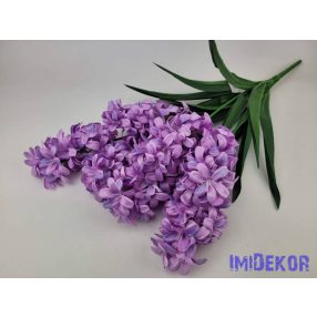 Jácint 7 ágú selyem csokor 65cm - Lila