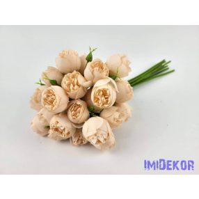 Boglárka 9 szálas kötegelt csokor 33 cm - Barack