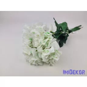   Bougainvillea / Murvafürt 7 ágú selyem csokor 47cm - Fehér