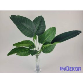 Zöld cakkos leveles bokor 42 cm