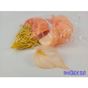 Kála selyemvirág fej 10 cm - Barack