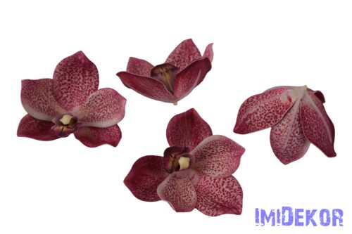 Polifoam orchidea fej 9,5cm - Mályva