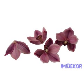Polifoam orchidea fej 9,5cm - Lila