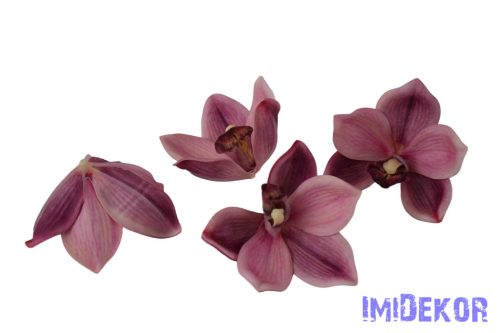 Polifoam orchidea fej 9,5cm - Lila