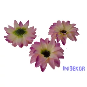 Dália selyemvirág fej D11-12cm - Halvány Rózsaszín-Lila