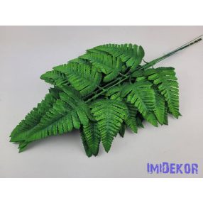 Páfrány levél 57 cm - Zöld