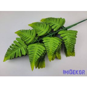 Páfrány levél 57 cm - Közép Zöld